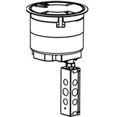 Legrand - Wiremold 8ATCP Evolution Series Recessed Prewired Assembly with Surface Style Cover